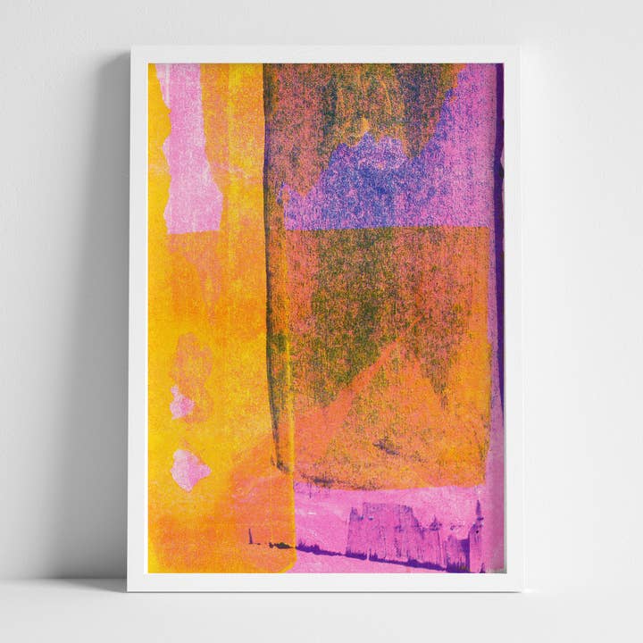 Arte de Parede Abstrata | Arte de Parede Laranja | Arte Colorida | Impressão por atacado de House Of Payne