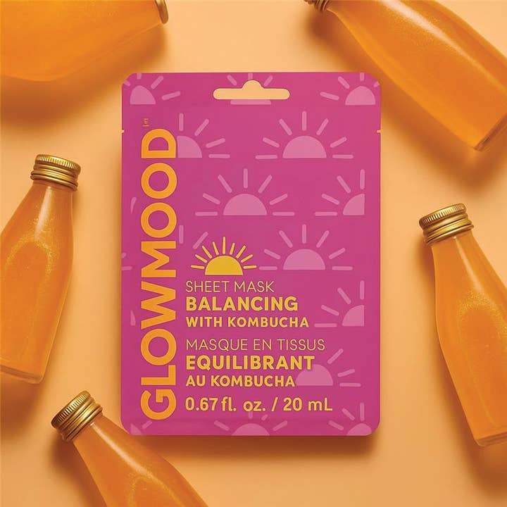 Balancing Sheet Mask with Kombucha for wholesale by Glow Mood