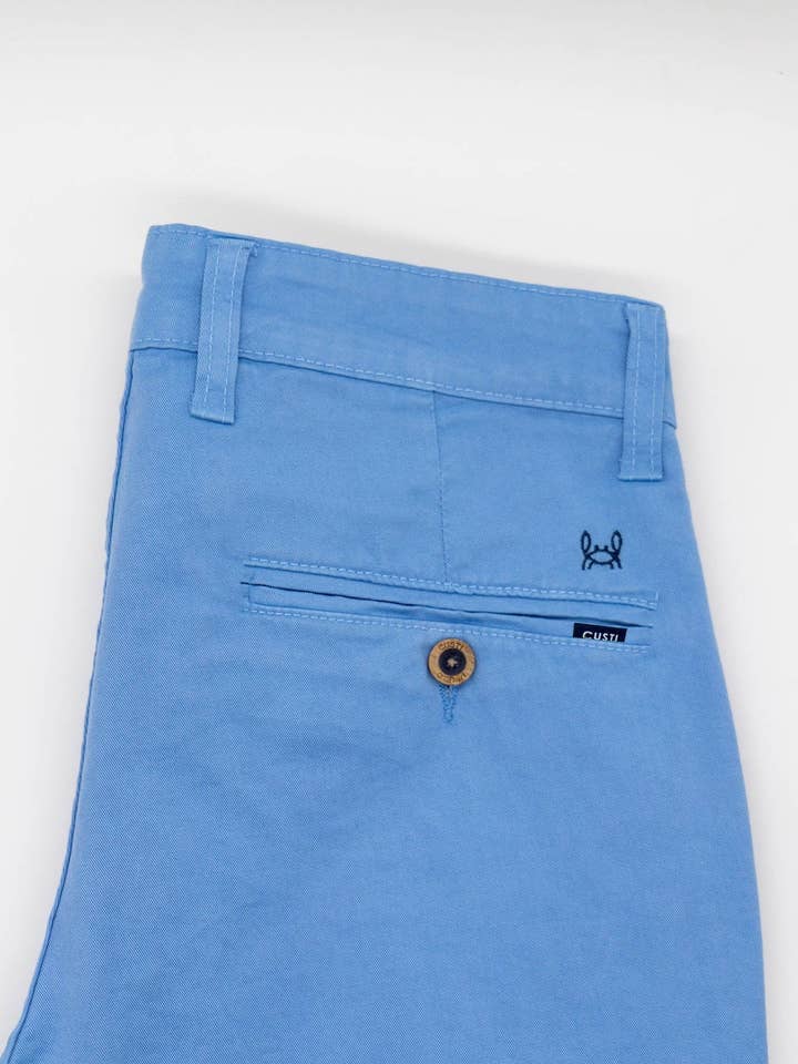 Custi Mikelo - Wholesale Pants - Men's - Light Blue Stretch Chino Pants