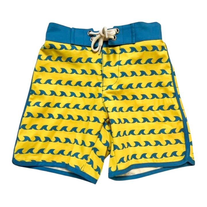 Surf Shorts in Swell for wholesale by Little Lilo Hawaii