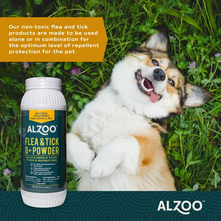 ALZOO - Wholesale Pet Flea/Tick Spray - ALZOO Plant-Based Flea & Tick Environment Powder8