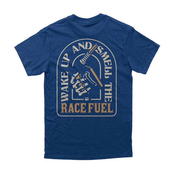 Wake Up And Smell The Race Fuel T-Shirt for wholesale by Strictly Wild
