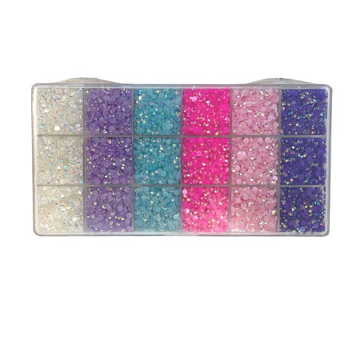 Princess 6 Colors Jelly Rhinestone Kit for wholesale by One Stop Cups