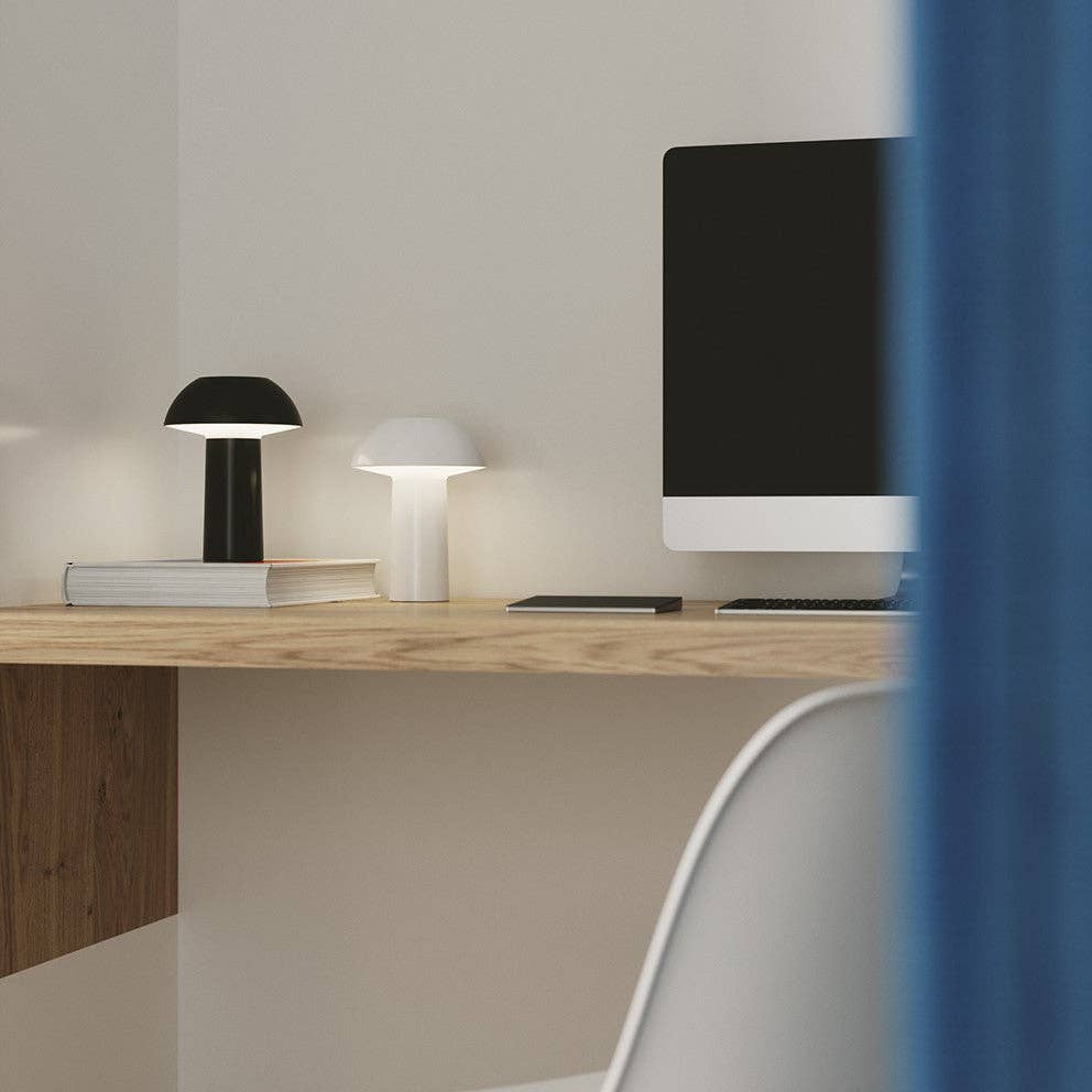 Gruppo F.T – Candeeiro de secretária/decorativo por atacado – Luminária de mesa recarregável Mykes 4,5W com LED e luz natural regulável2