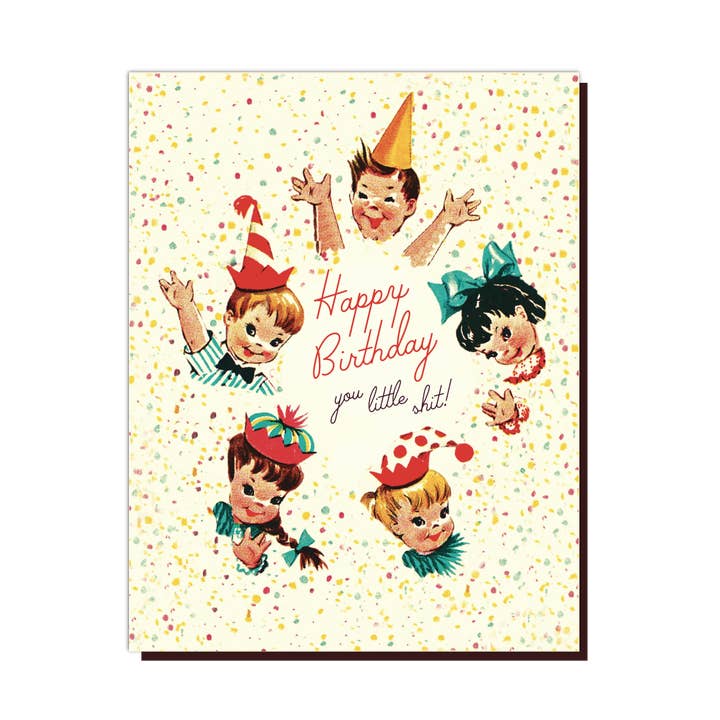 offensivedelightful - Venta al por mayor Tarjetas de cumpleaños - ¡MIERDA! tarjeta de cumpleaños