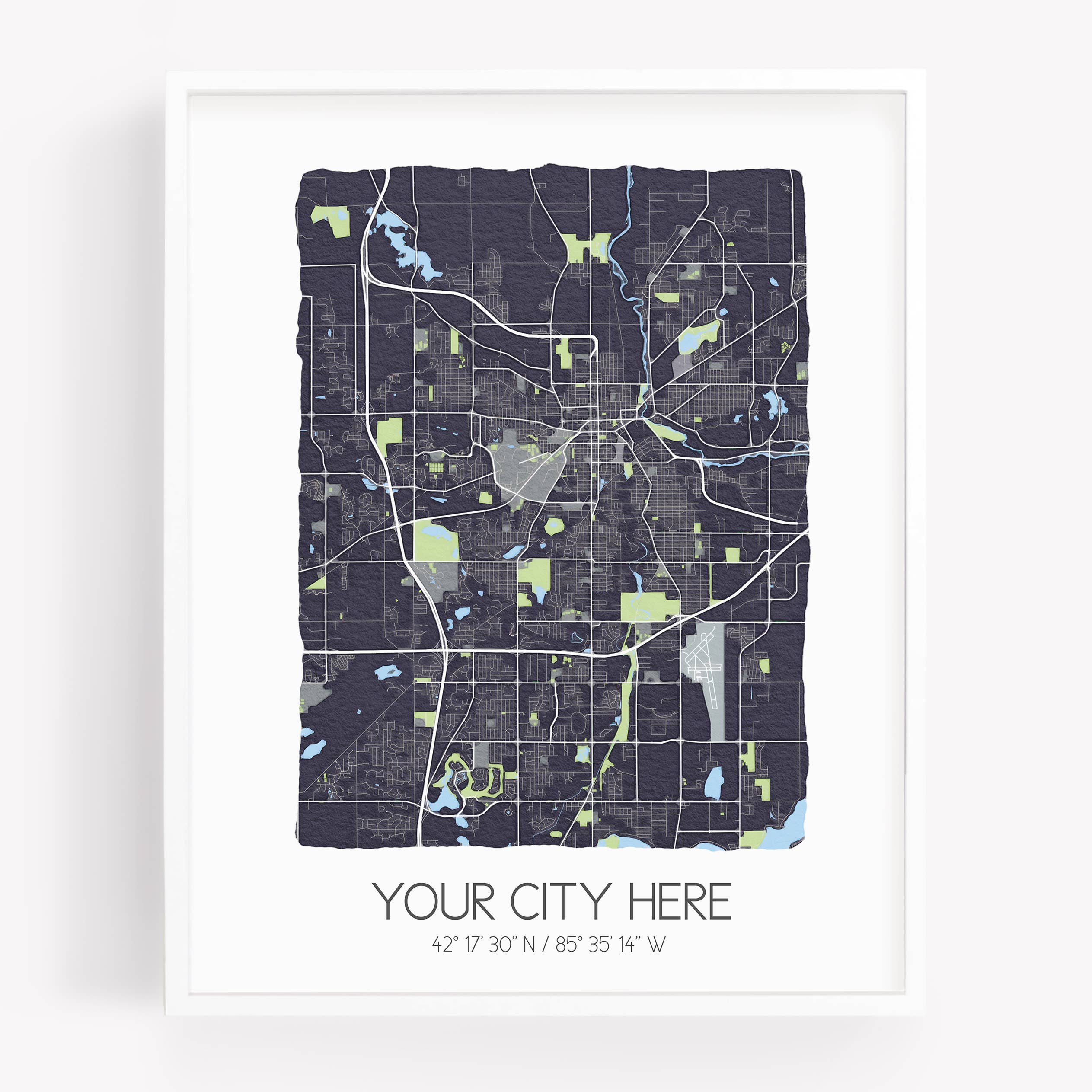 Sparks House Co. - Wholesale Art Print - City Map Print - Your City - Custom Order - Customizable25