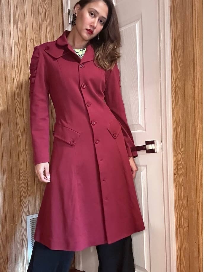 Chique Star Ponte jack met ruches in zwart 042624 voor wholesale door CHIC STAR