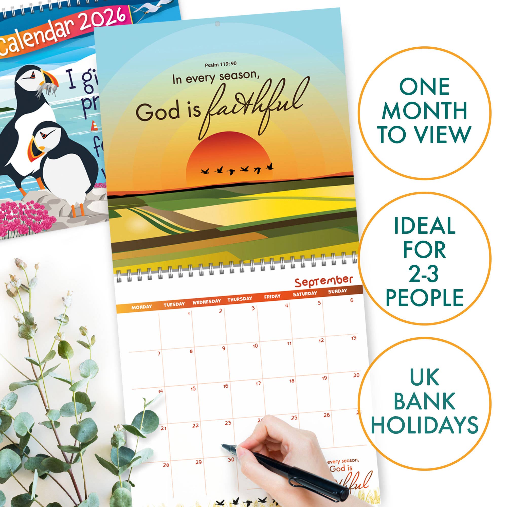 Just Cards Direct - Wholesale Calendar - Christian Wall Calendar 20261