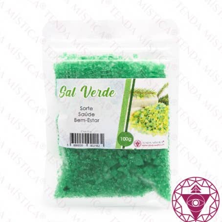 Grøn sort salt 100G for engroshandel hos Tenda Mística