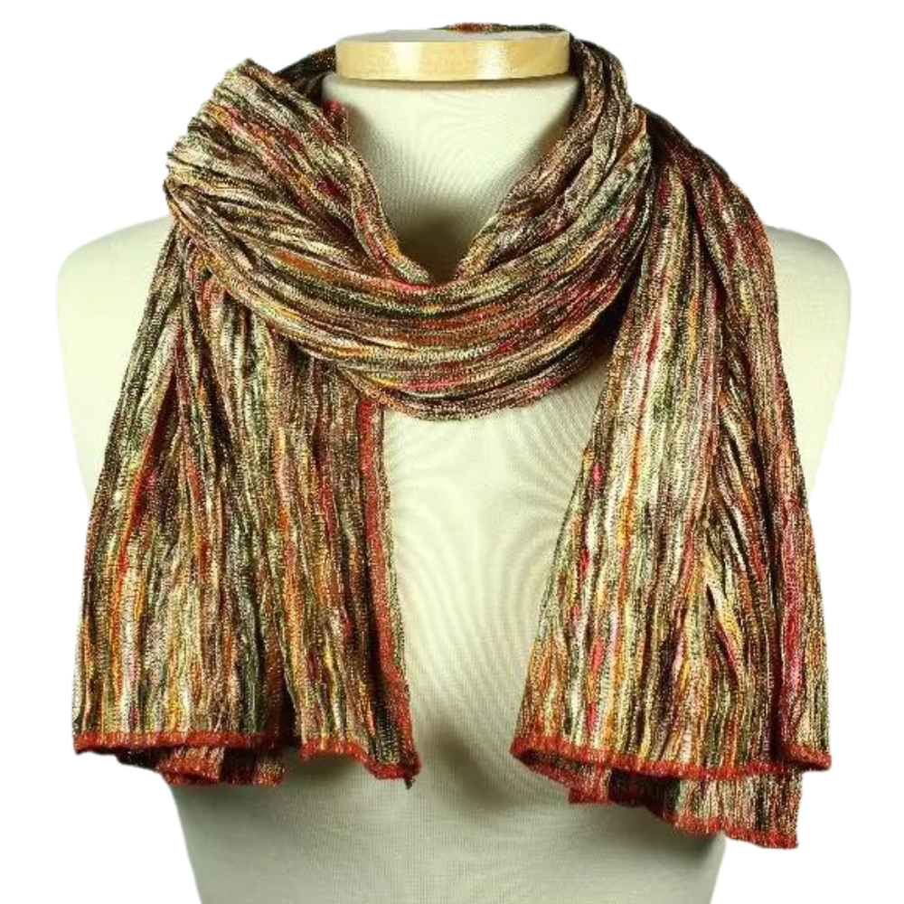 Dana Herbert - Wholesale Scarf - Women's - Multi Colored Knit Oblong Scarf1