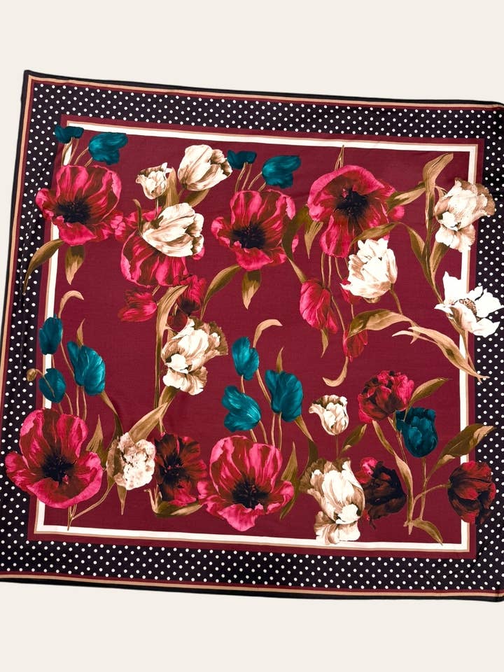 Elegante Bloemensjaal voor wholesale door C'MELODIE