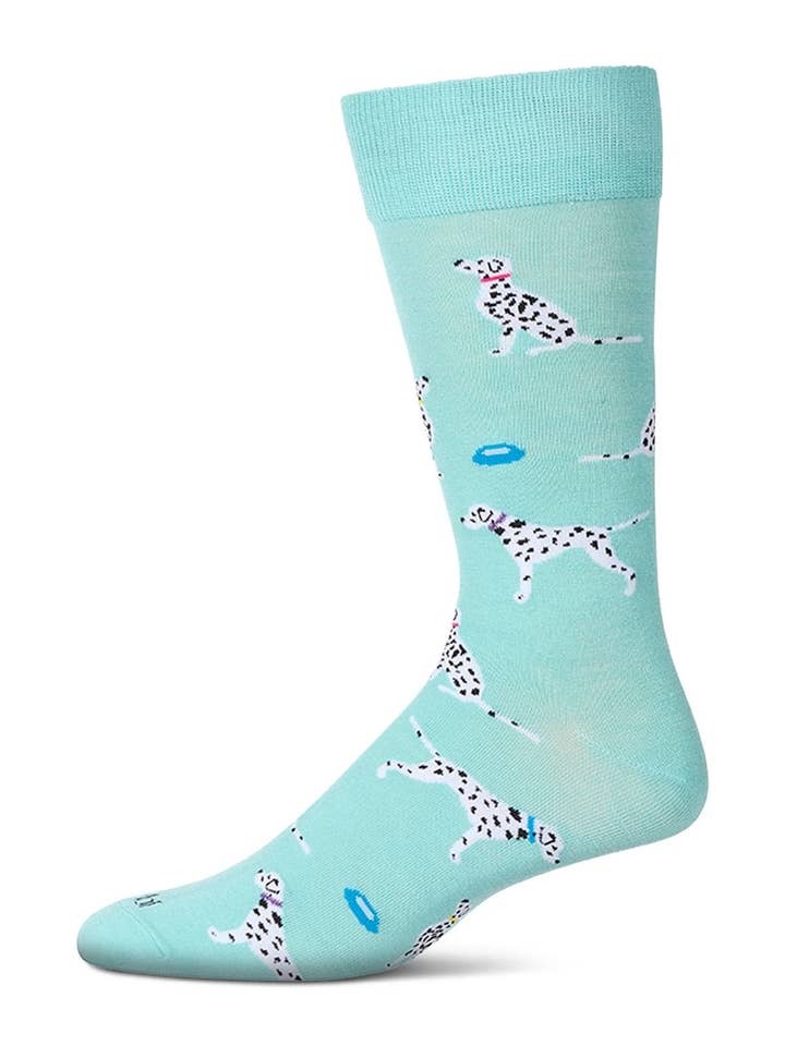 Capri Breeze Dalmatian Men`s Bamboo Crew for wholesale on Faire