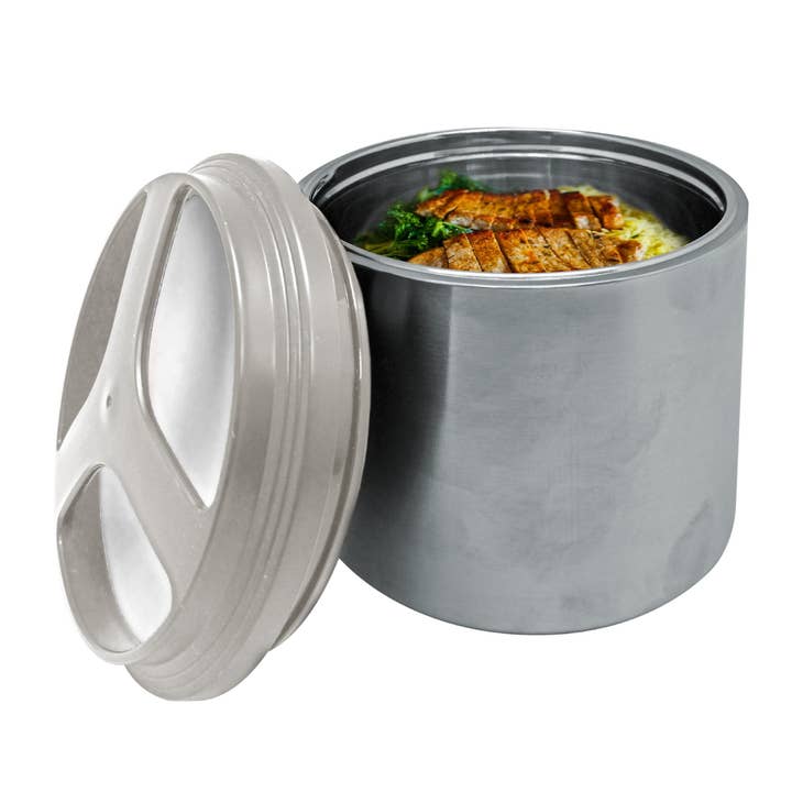 Vin Bouquet (Find It Import & Export Sl) - Wholesale Food Storage Container - 1 Litre Stainless Steel Double Wall Solid Thermos2