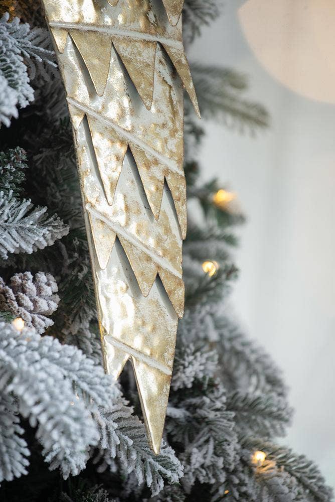 A&B Home Group Inc. - Wholesale Christmas Decoration - 15.7x1.5x24.5" Golden Angel Wings Ornament2