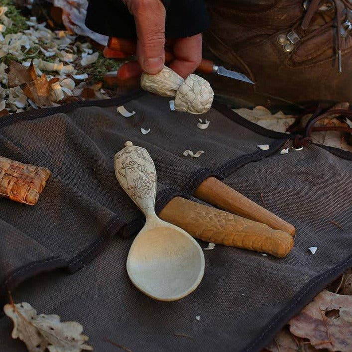 Journeyman Handcraft - Wholesale Pouch - Unisex - Canvas Tool Roll for Carving2