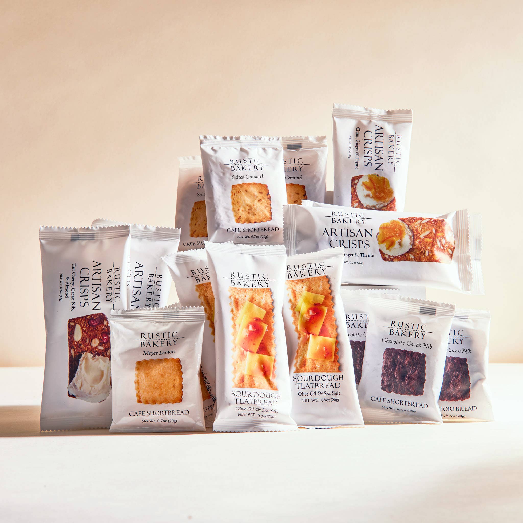 Rustic Bakery - Wholesale Cookie - Single Serve Shortbread - Salted Caramel (150 packets)2