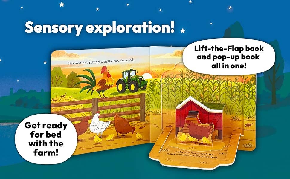 Cottage Door Press - Wholesale Book - Kids - John Deere Kids Good Night Tractor Lift a Flap Board Book5