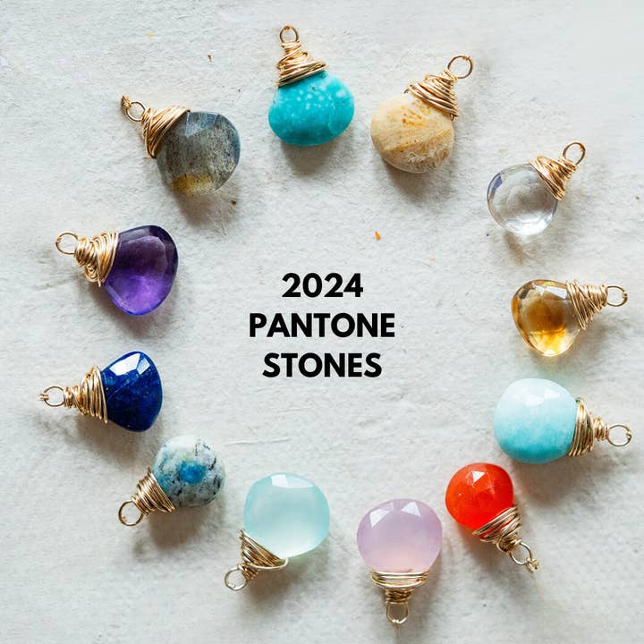 Bella Vita Jewelry - Wholesale Dangle Earrings - Pantone Earrings | Lapis Natural Stone Earrings