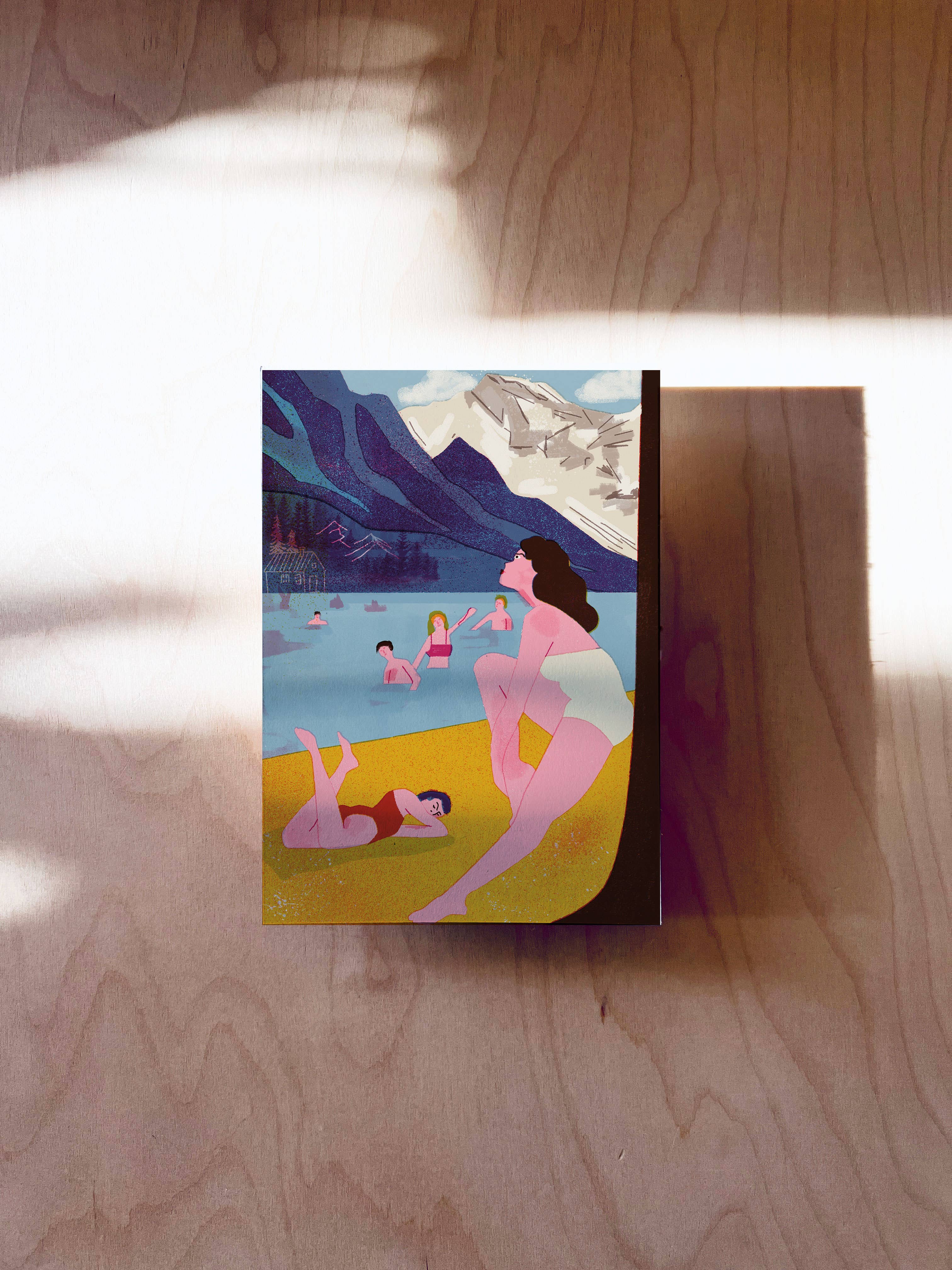 jungwiealt - Wholesale Postcard - Summer Lake Postcard DIN A62