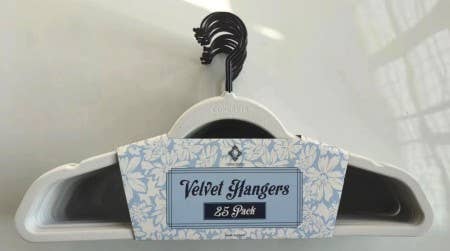 Concepts In Time – Cabides por atacado – Conjunto de 25 Cabides Aveludados para Adultos17