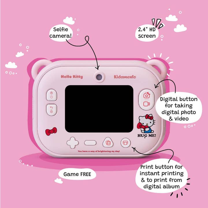 kiimento (formerly Kidamento) - Wholesale Electronic toy – Child & baby - Hello Kitty | Print Camera2