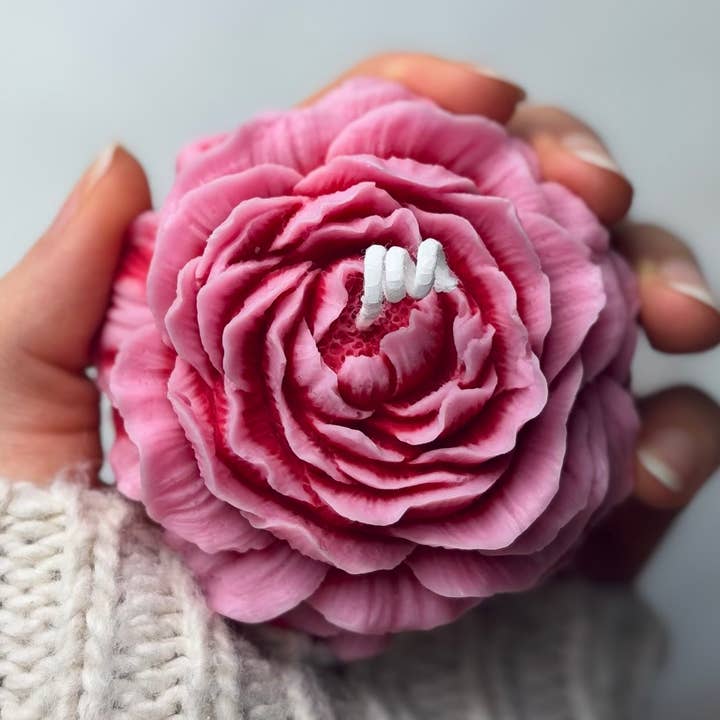 Valentine Peony Candle for wholesale by SOULCandle