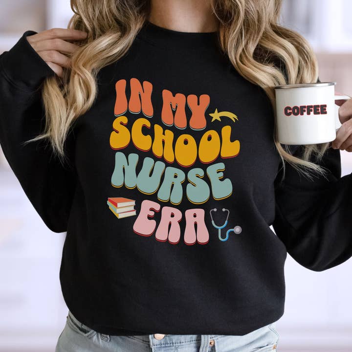 In My School Nurse Era Sweatshirt for wholesale by Victorholistics