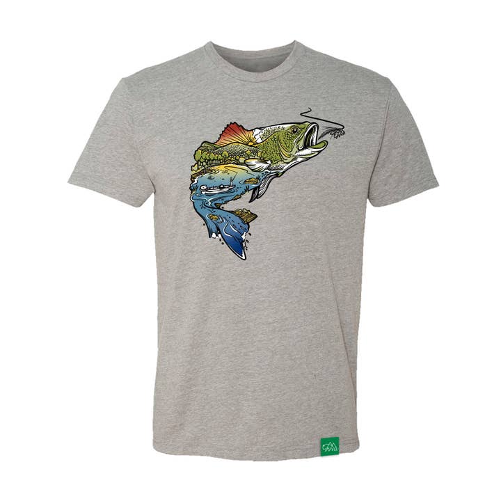 Gone Fishin' T-Shirt for wholesale by Wild Tribute