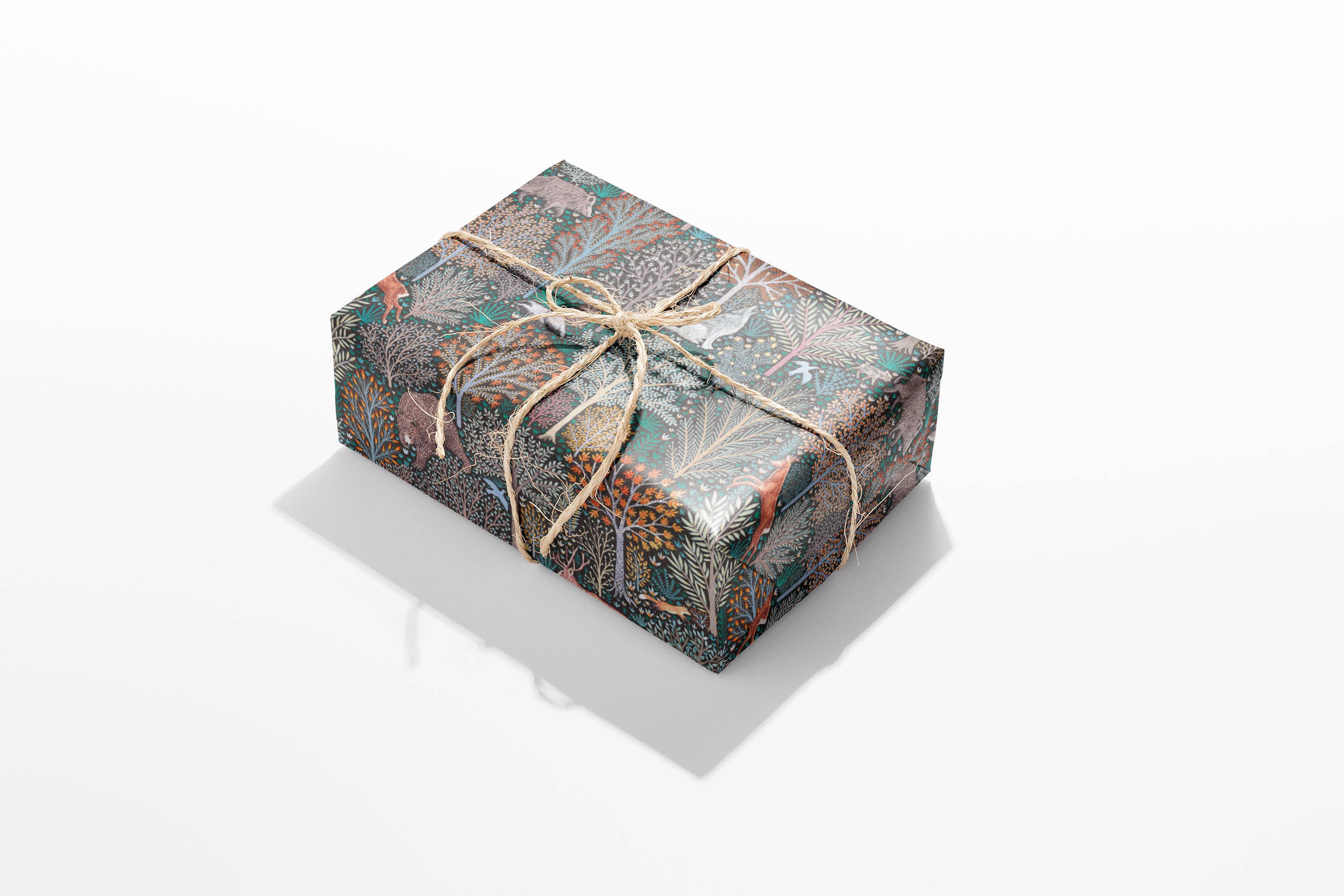 Rebecca Reck Art - Wholesale Flat Wrap - Forest Animals Forest Animals Forest Animals Wrapping Paper2