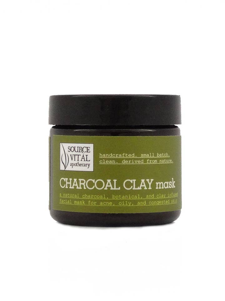 Charcoal Clay Mask for wholesale by Source Vital Apothecary