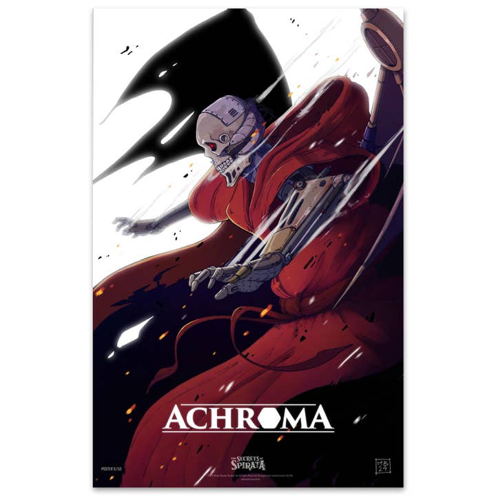 Achroma x Marco D Blanco Edizione Limitata Poster Sorrono per la vendita all'ingrosso da parte di Achroma