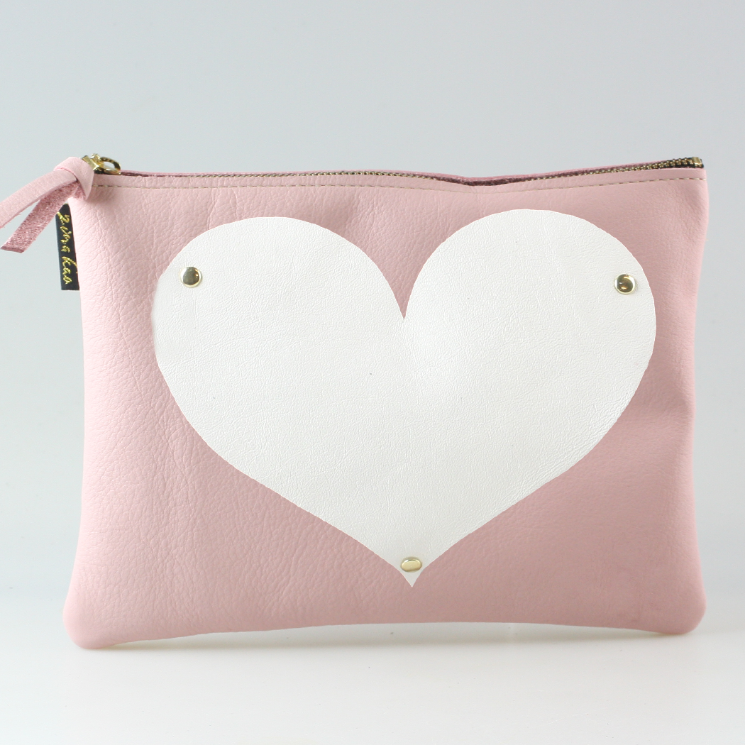 Zina Kao Exclusives – Engroshandel Posetaske - Dame – Soft Heart Applique: 3 størrelser! 24
