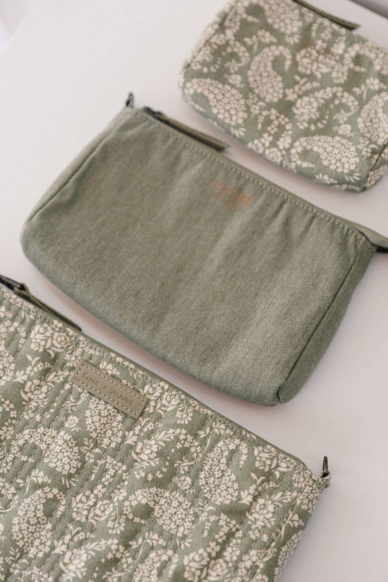 JuJuBe - Wholesale Pouch - Women's - 3-piece Pouch Set Paisley Floral2