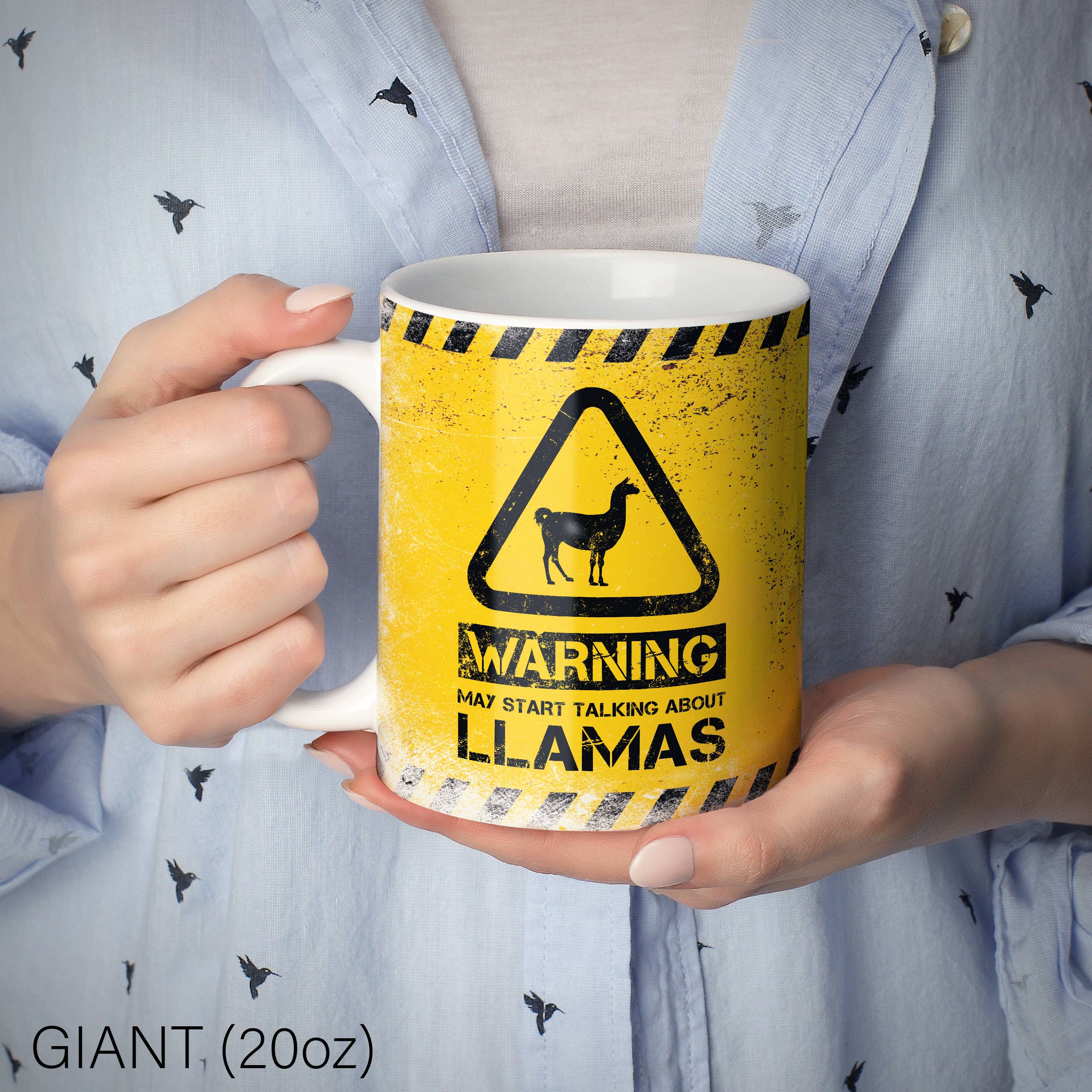 Mug Monster - Vente Tasse à café - Mug lama - Warning May Start Talking About Llamas18