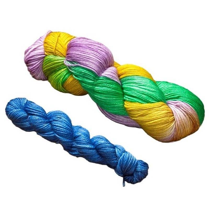 Rooster Yarns - Vendita all'ingrosso Lana - Set di filati per calzini Manos Alegria Superpool tinti a mano4