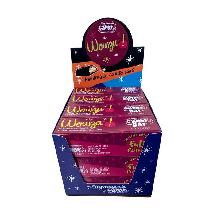 Wowza! Candy Bar w/Display Box for wholesale by Zingerman's Candy Manufactory