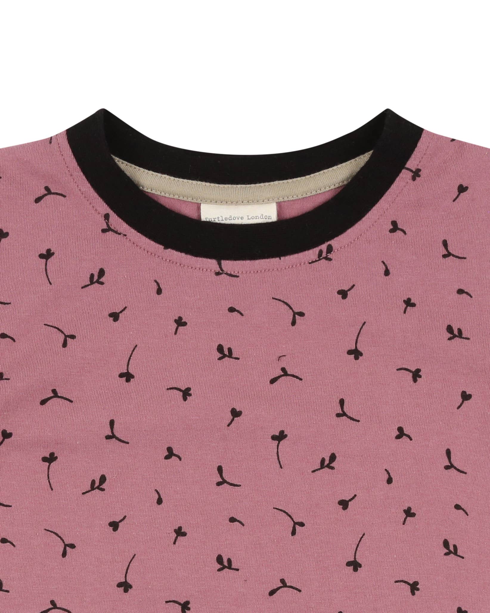 plum Seedling Print T-Shirt for wholesale on Faire2