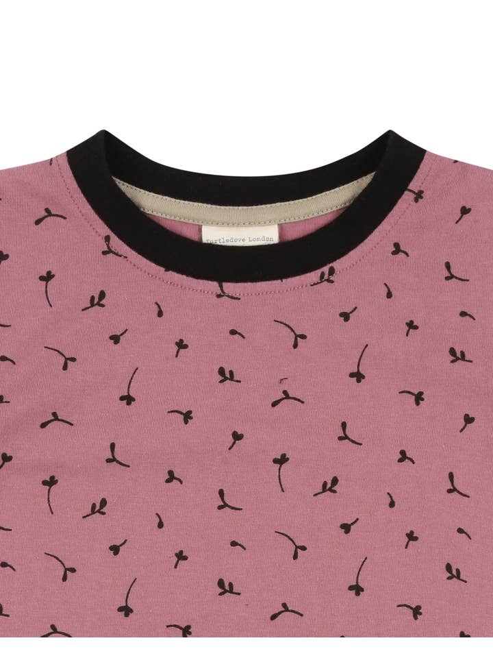 plum Seedling Print T-Shirt for wholesale on Faire2