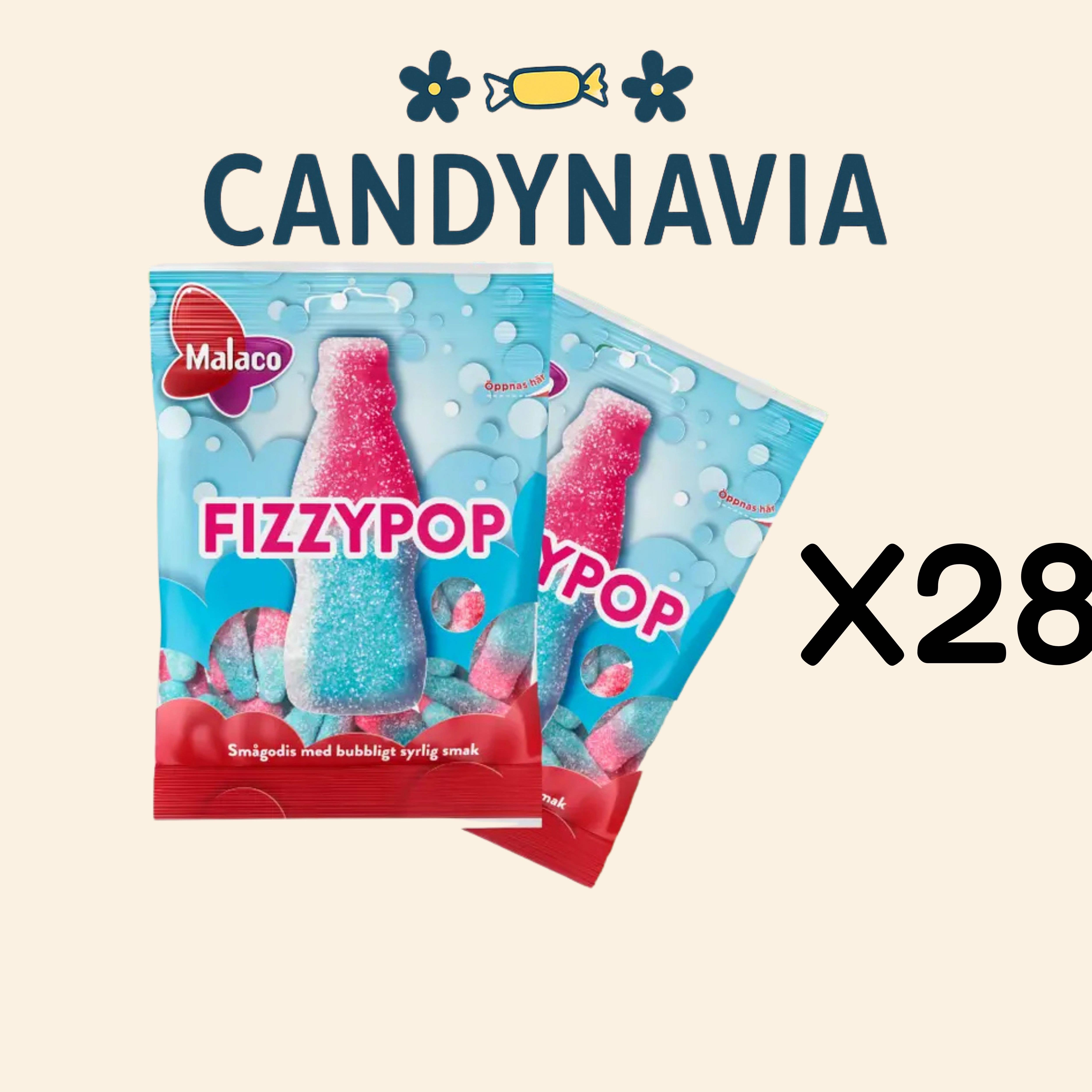 Candynavia - Wholesale Gummy - Malaco Swedish Candy Bags 85g Fizzy Pop Bottles2