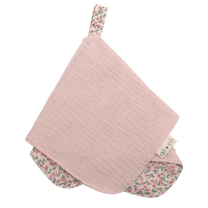 Ali+Oli - Wholesale Security/Cuddle Blanket - Baby - Pacifier Blanket Holder (Pink/Flowers)1