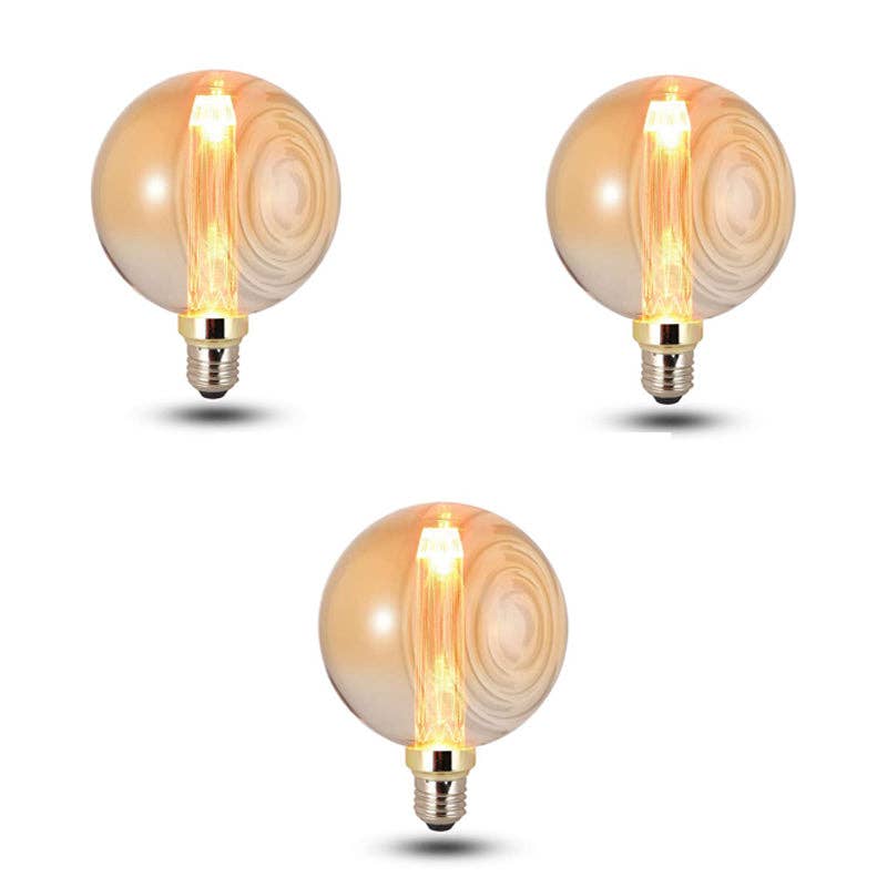 Ledsone – wholesale Light bulb/puck – Vintage Light Bulb E27 LED G125 3W Globe Screw Bulb  ~50741