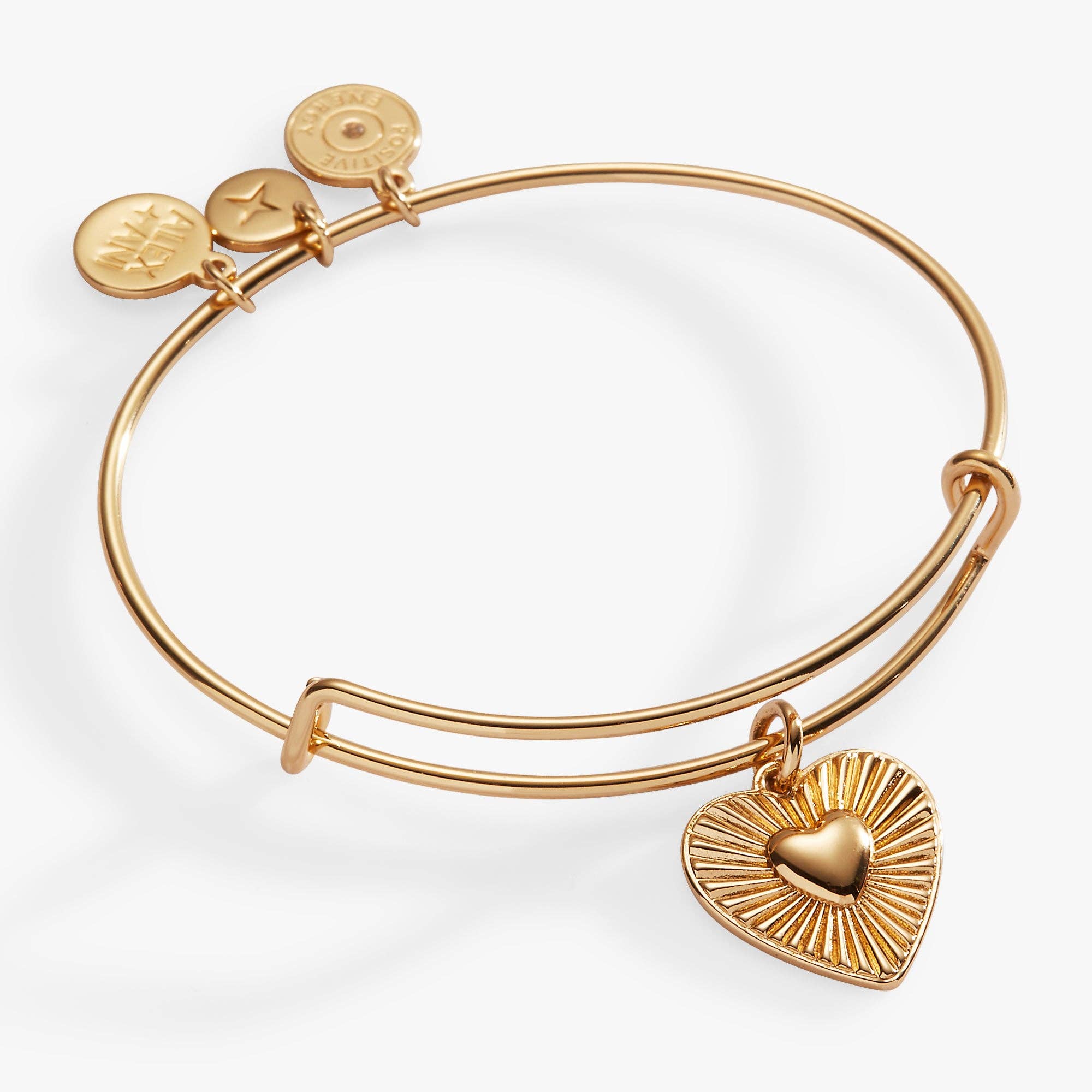 Alex and Ani - Wholesale Bangle Bracelet - Heartburst Charm Bangle1