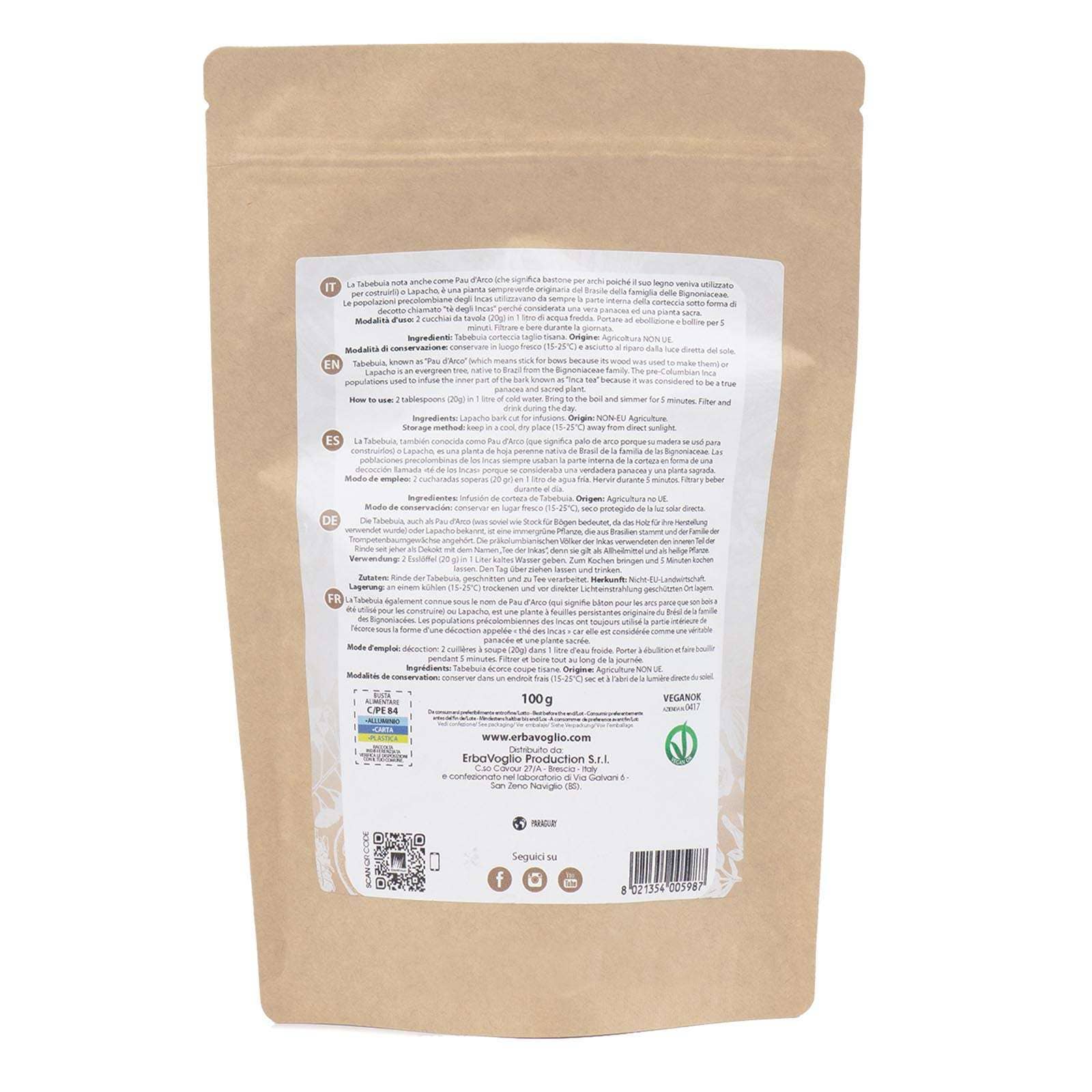 Erbavoglio - Wholesale Health/Detox Tea - Lapacho tea1