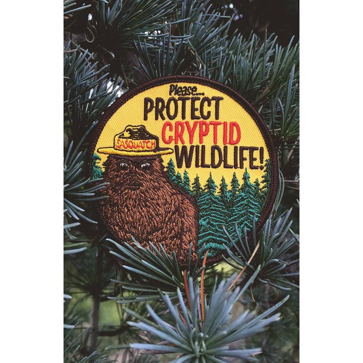 Maiden Voyage Co. - Wholesale Patch - Cryptid PSA Patch - Cryptozoology Tracking Society3