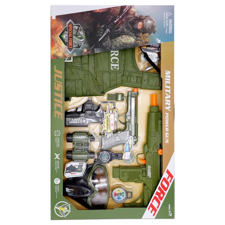 AS SHOWN Special Force Military Boys Role-play Toy Set for wholesale on Faire1
