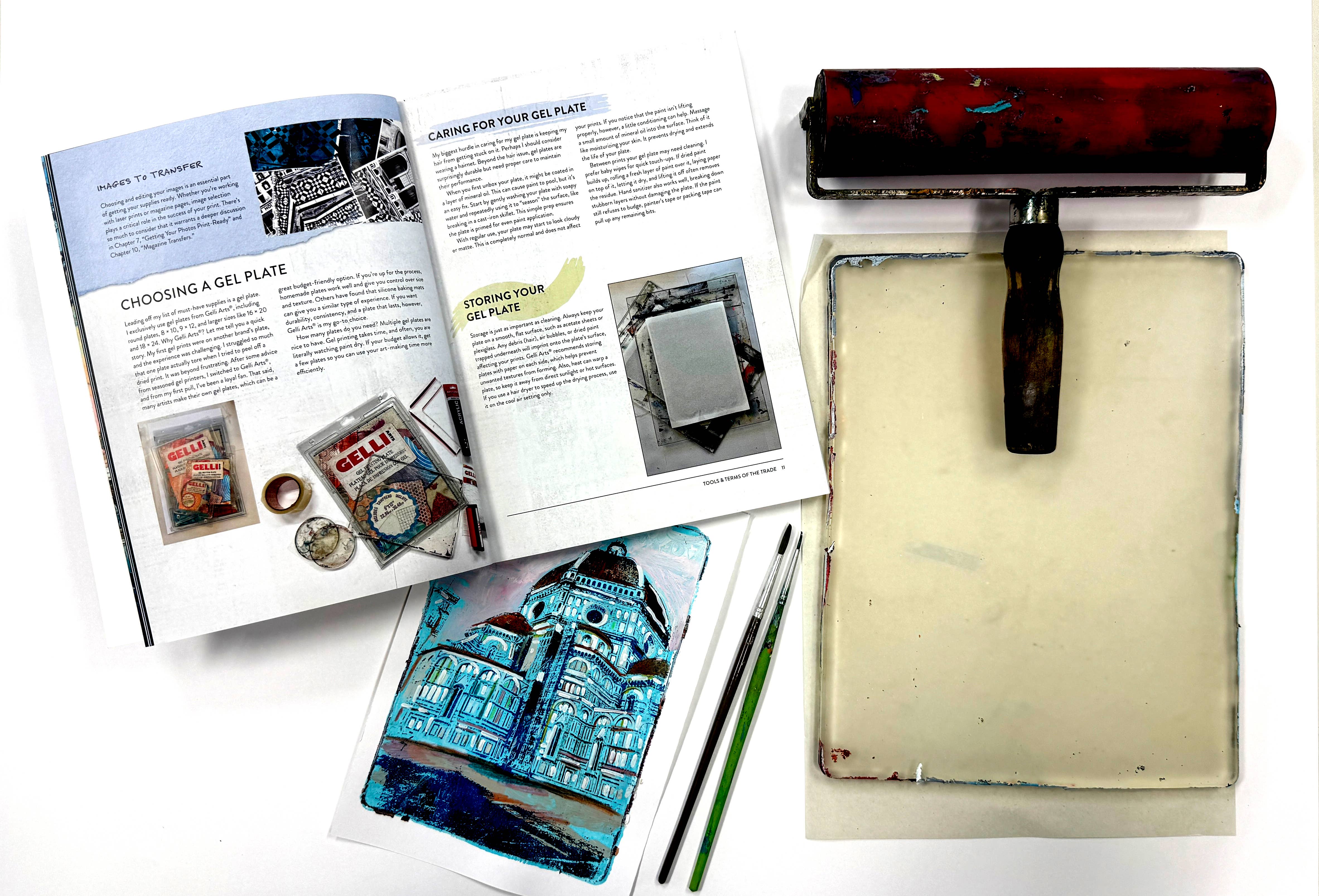 Rocky Nook - Wholesale Arts & Entertainment Book - The Gelli Arts Printmaker's Handbook5