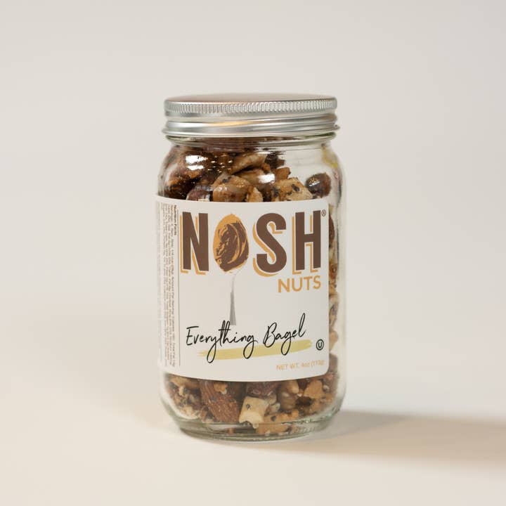 Everything Bagel Nut Mix 4oz for wholesale by NOSH Butters