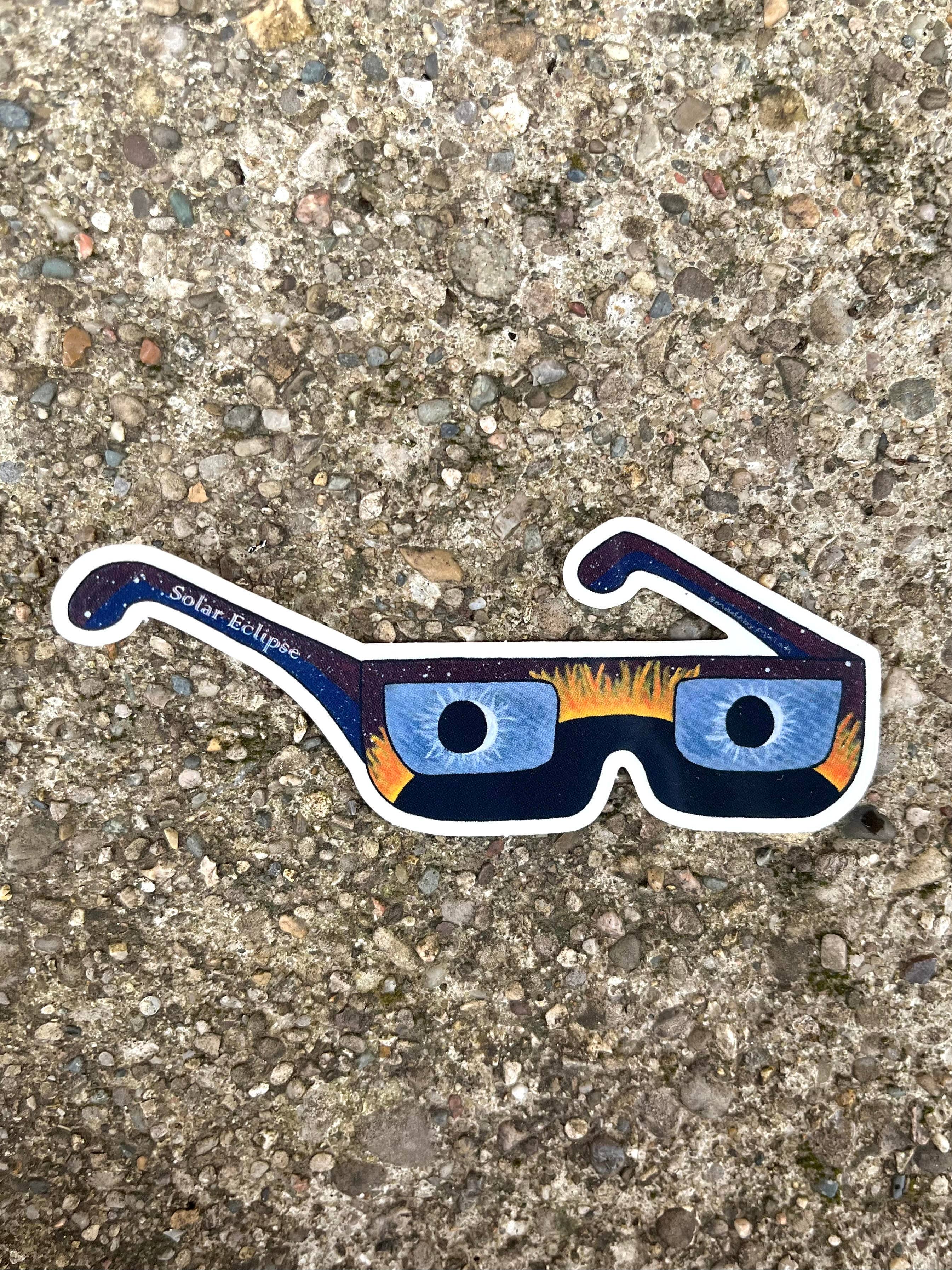 Made by Meish - Wholesale Sticker - Solar Eclipse Glasses STICKER1