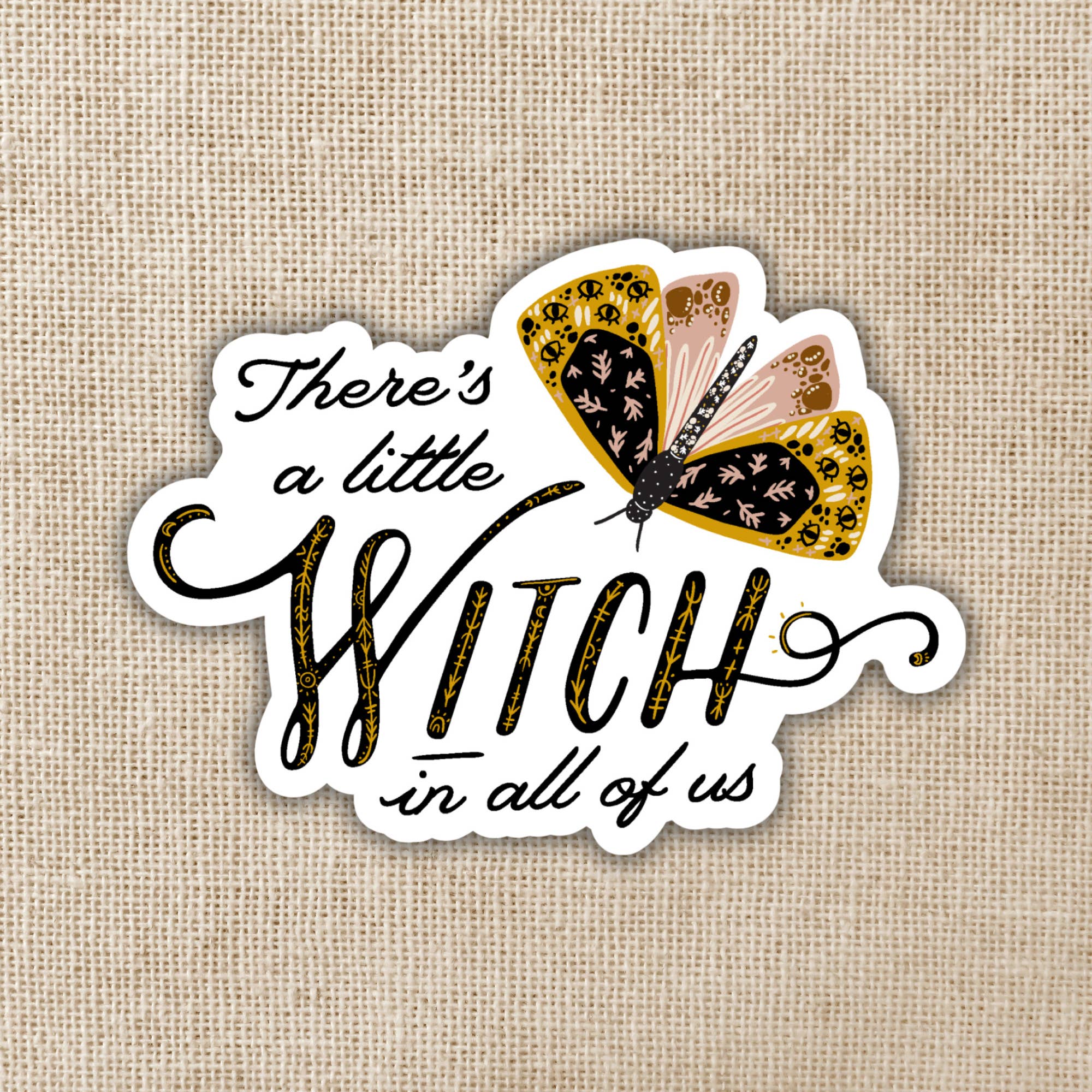 Kingdom of Threads - Wholesale Sticker - Little Witch In All Of Us Sticker, 3-inch