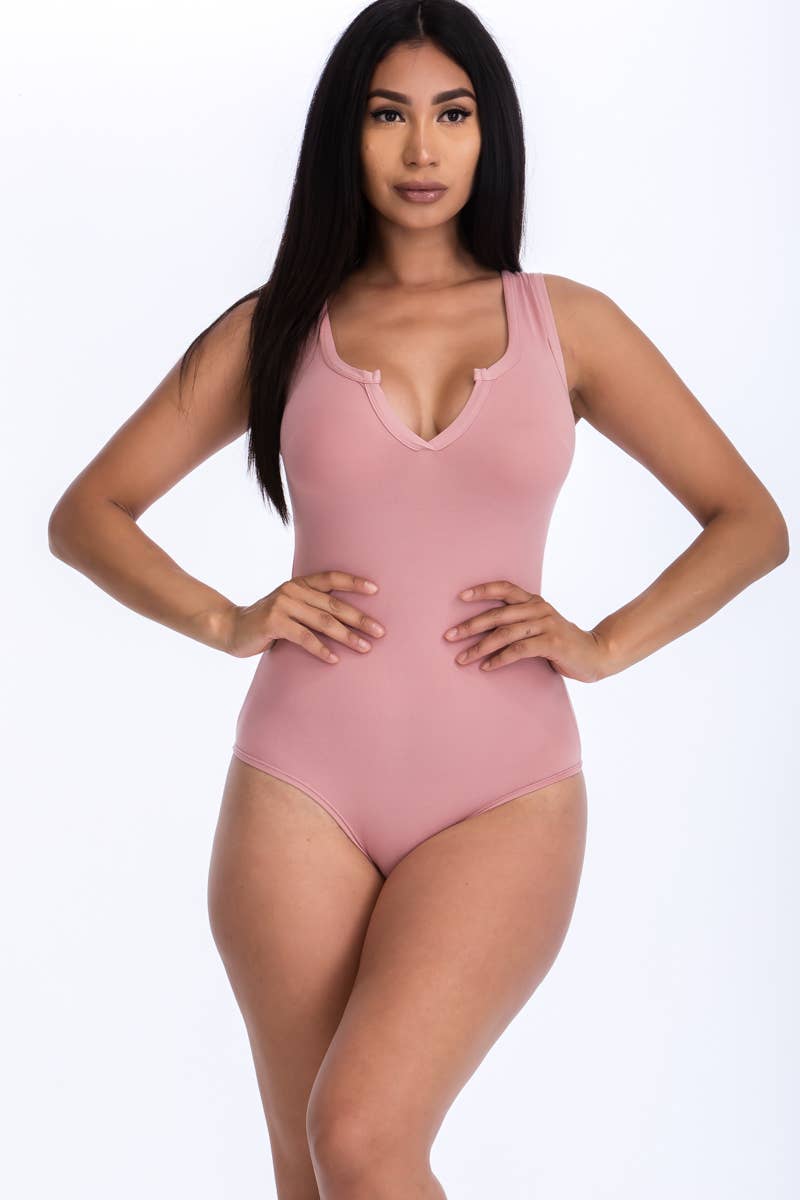 CAPELLA APPAREL - Vente Body – femme - Body sans manches avec fente avant2